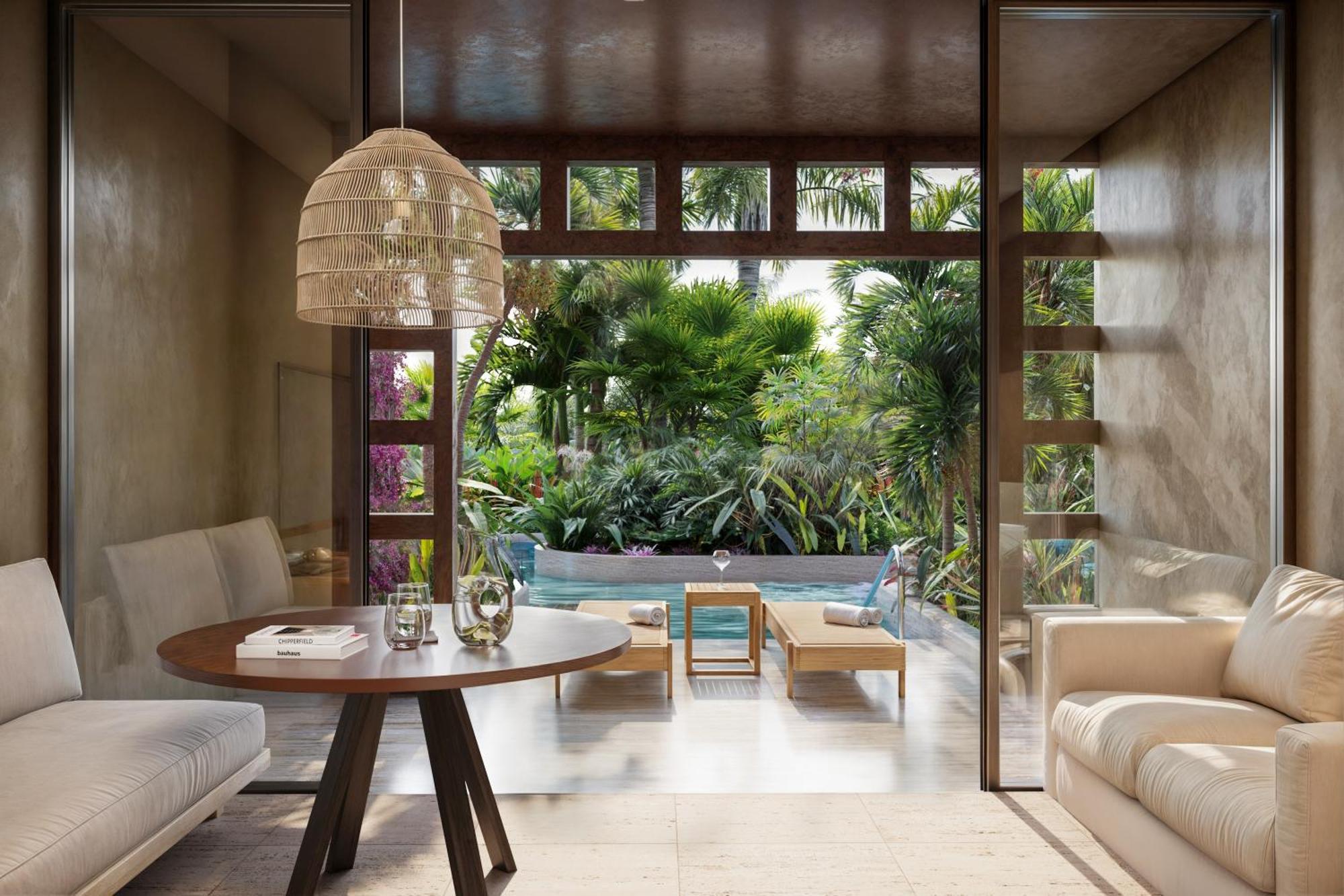 Swim Up Pool-Adults Only, Junior Suite, 2 Double